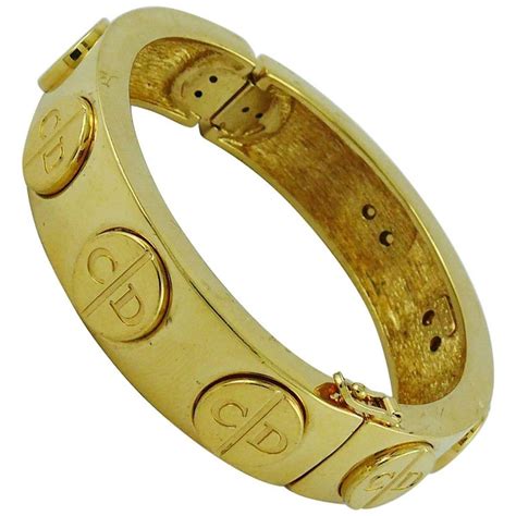 gold dior braclet|christian dior bracelet for sale.